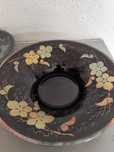 Hialitowa patera art deco bohemia vintage retro prl
