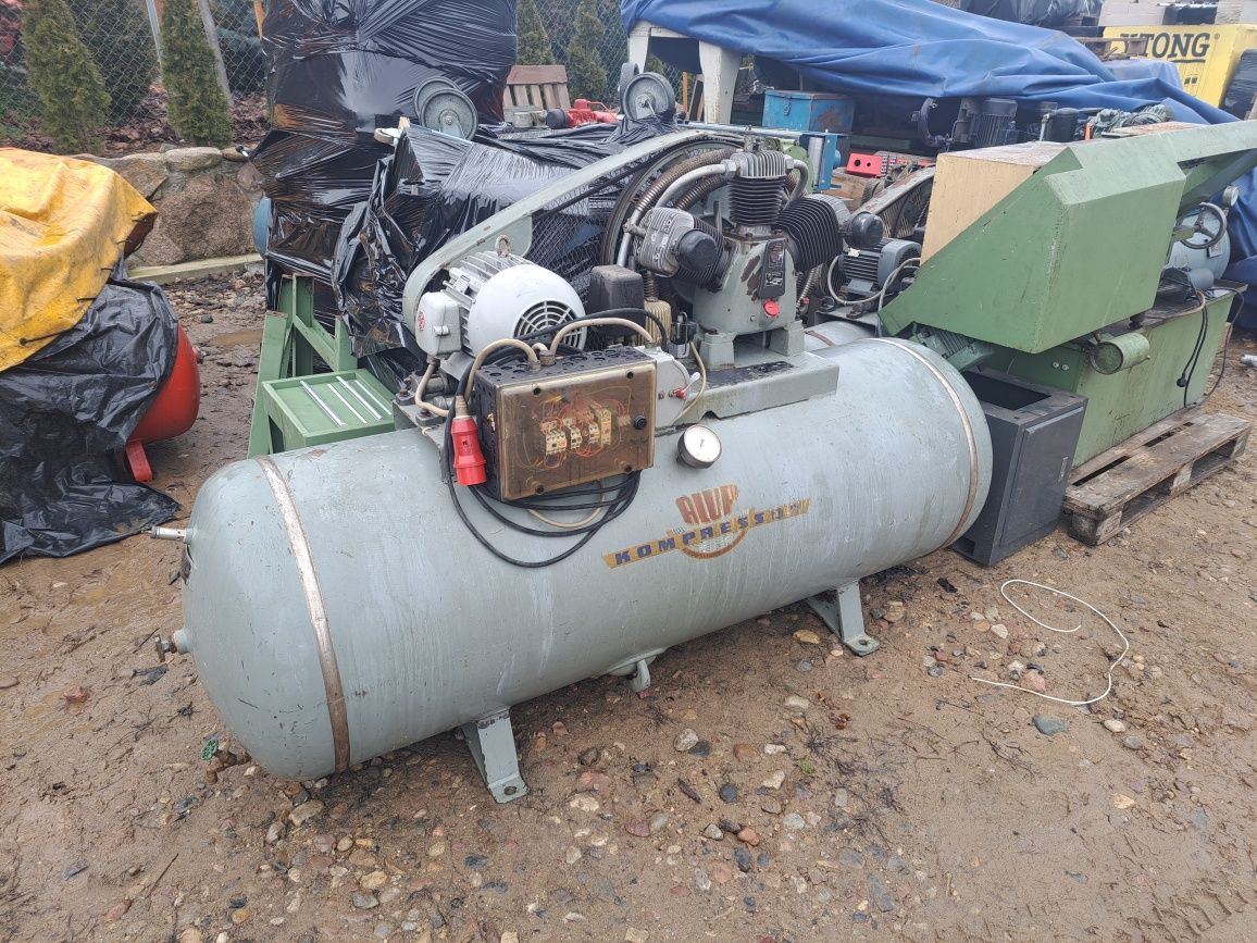 Spreżarka kompresor 750 l 500 l i 350 l airpress grasso, alup