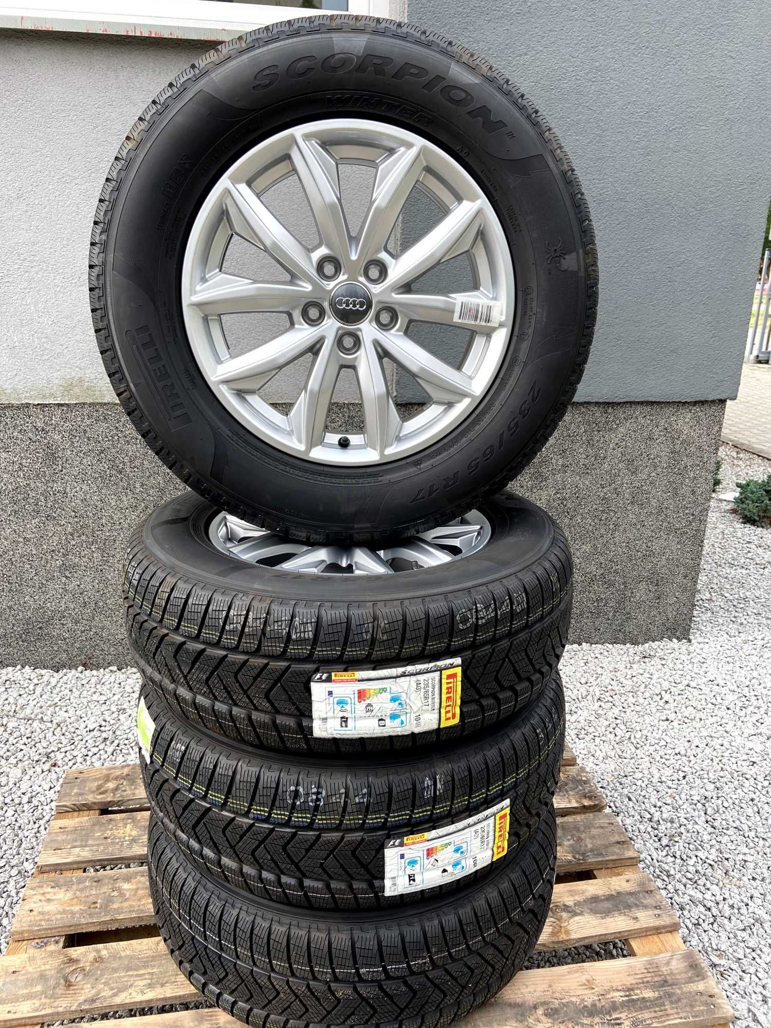 Oryginalne koła zimowe 17 5x112 Audi Q5 235/65r17