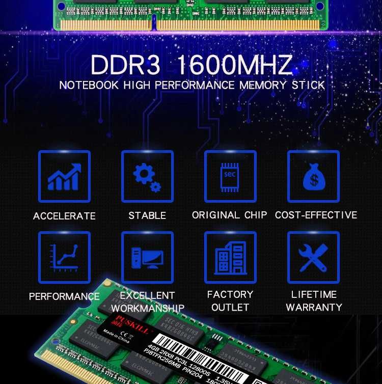 Новая оперативка для ноутбука SO-DIMM DDR3 16Gb