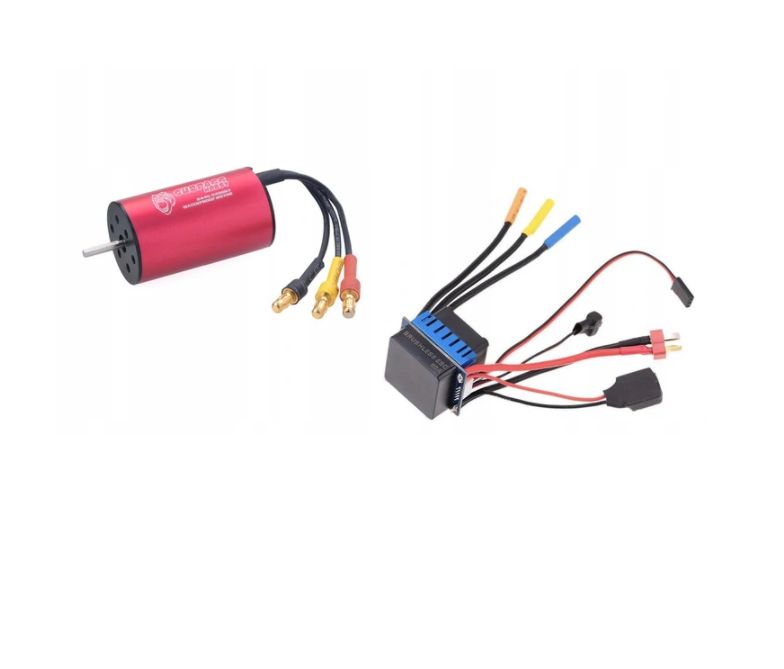 ZESTAW BEZSZCZOTKOWY 2435 1:16 3300kv i ESC 60A