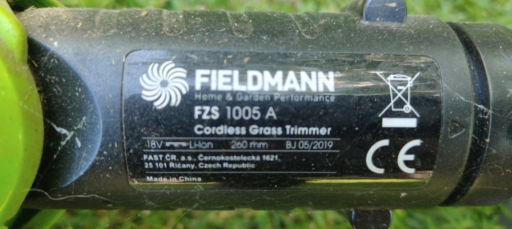 Podkaszarka akumulatorowa Fieldmann FZS 1005 A