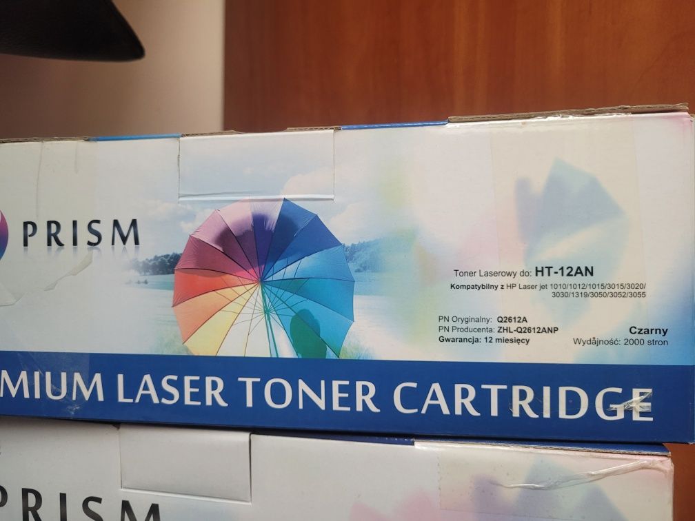 Tonery laserowe wklady Prism KT-3100AN x2 + HT-12AN