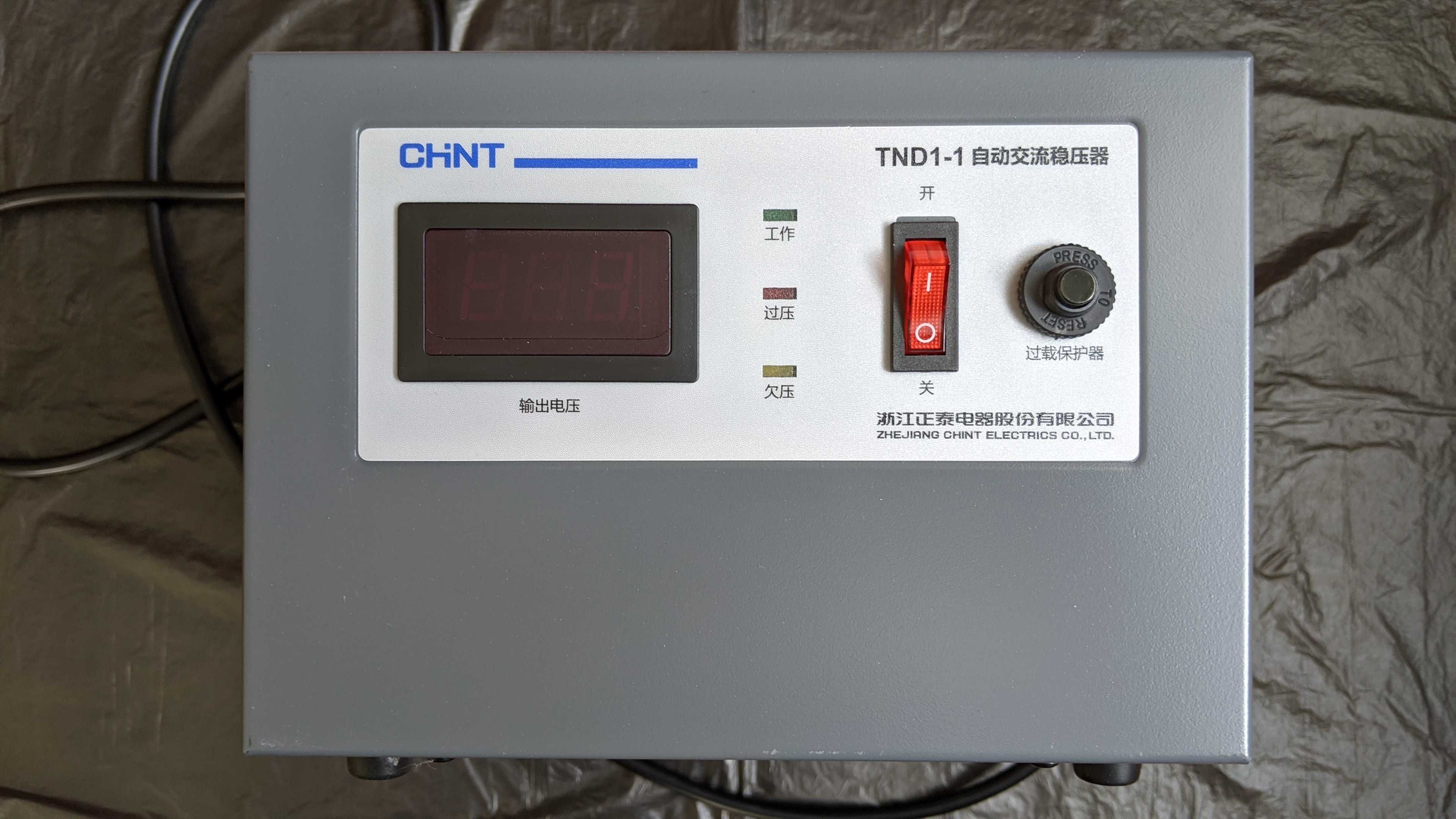 CHINT TND1-1 стабілізатор сервопривідний 1kVA