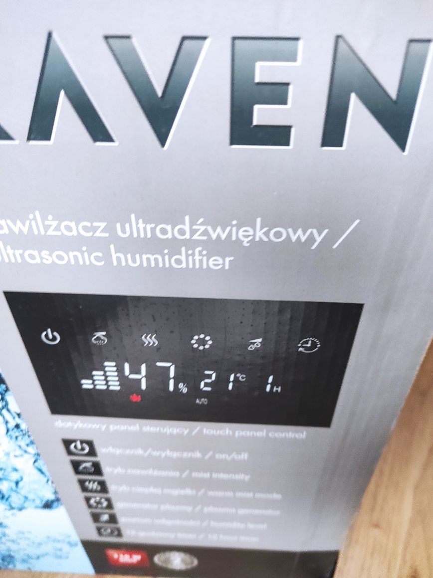 Nawilżacz ultradźwiękowy Raven na pilota