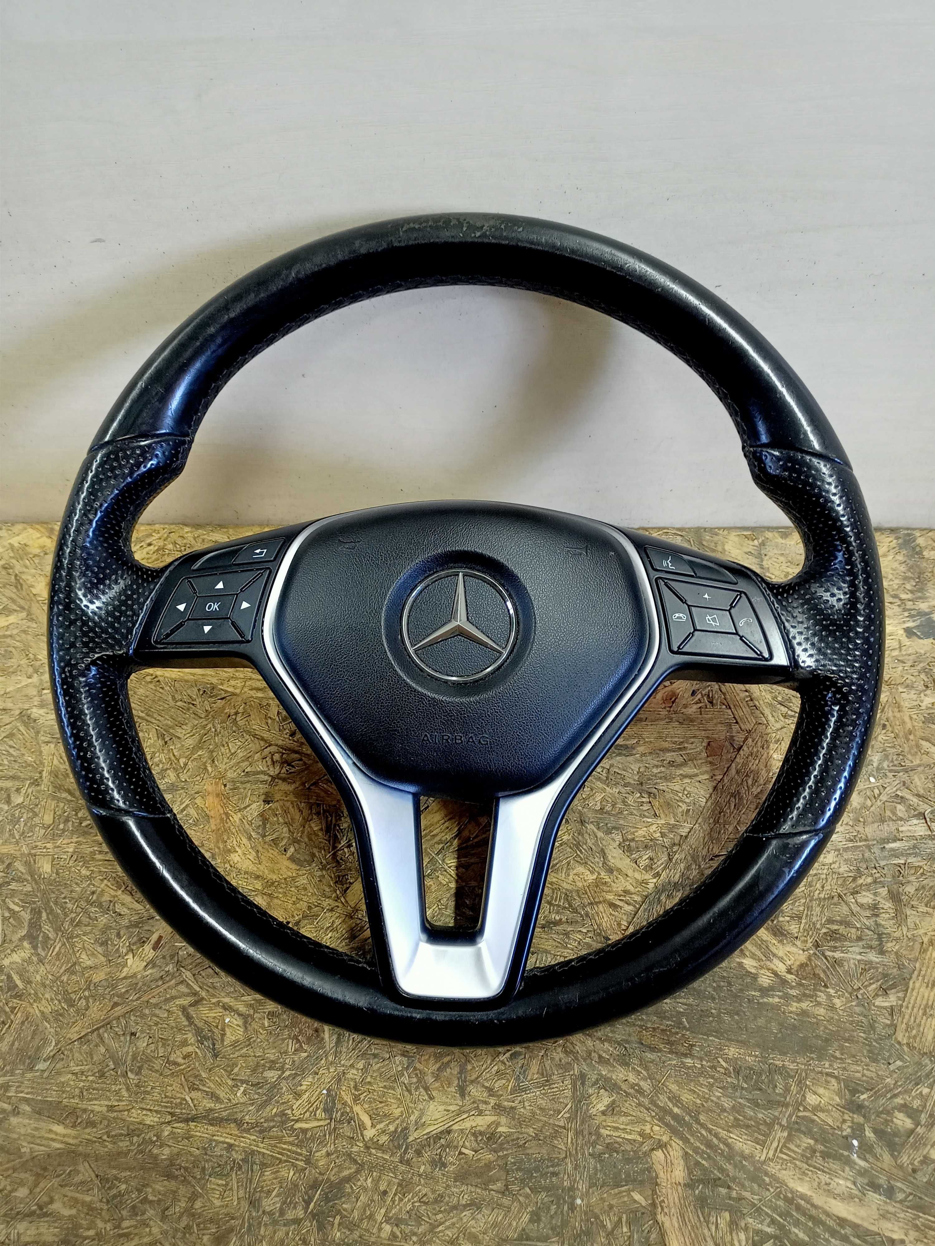 Mercedes W212 FL lift kierownica multifunkcja airbag oryginał skóra