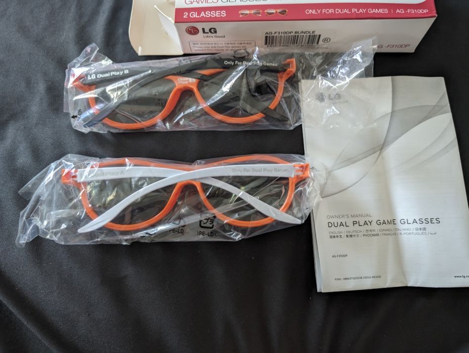 Óculos 3D/Dual Gaming LG