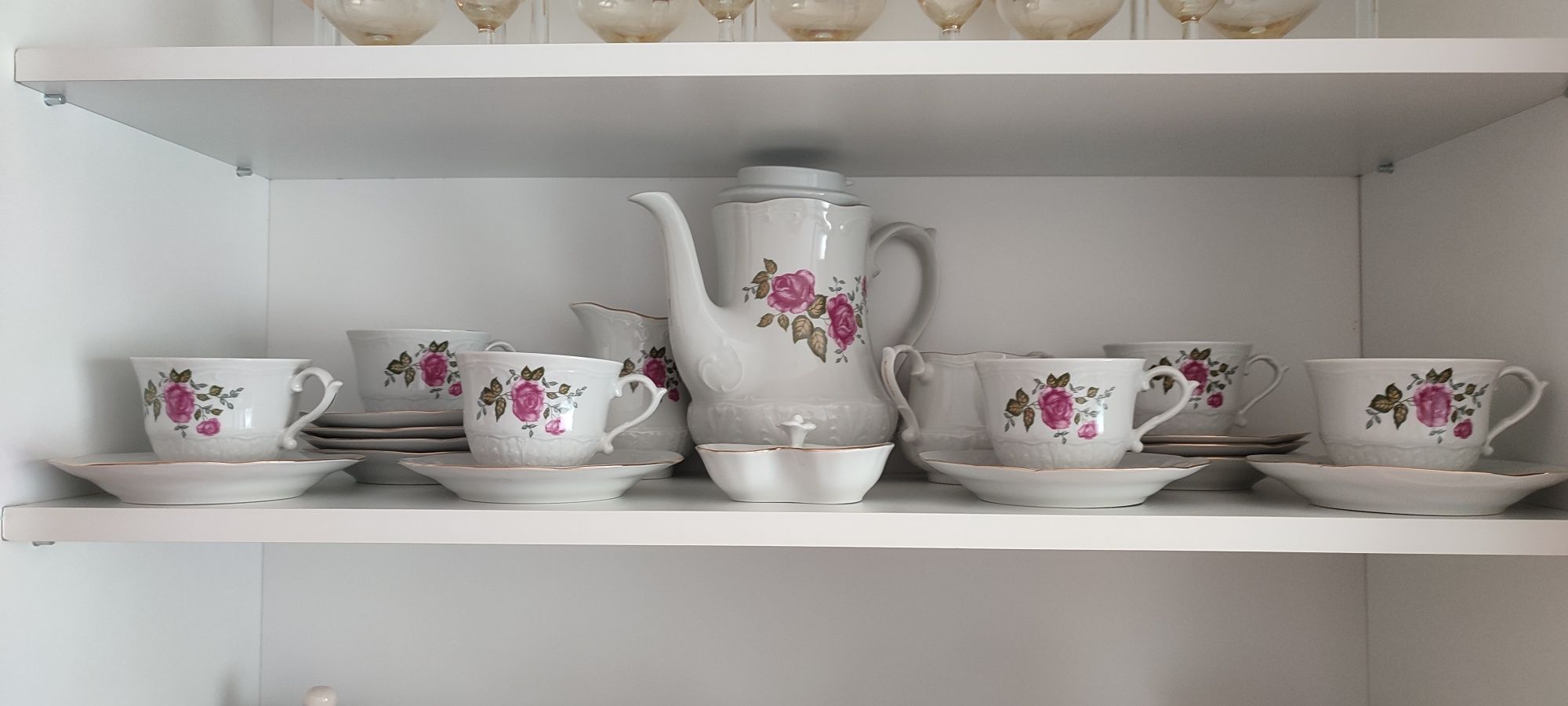 Serwis kawowy Porcelana Włocławek Karolina