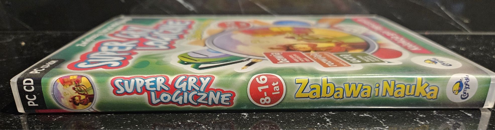 Super gry logiczne. Zabawa i nauka. 8-16 lat. PC CD-ROM.