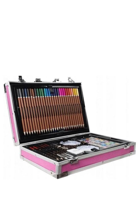 Набір для малювання в валізці «Единоріг» 145 предметів Рожевий