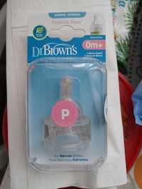 Smoczki Dr Brown's nr 1 P dla wcześniaka