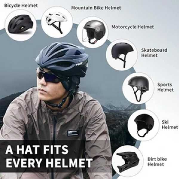 Czapka Męska Pod Kask Rower Narty Motor Otwory Gogle Naturehike