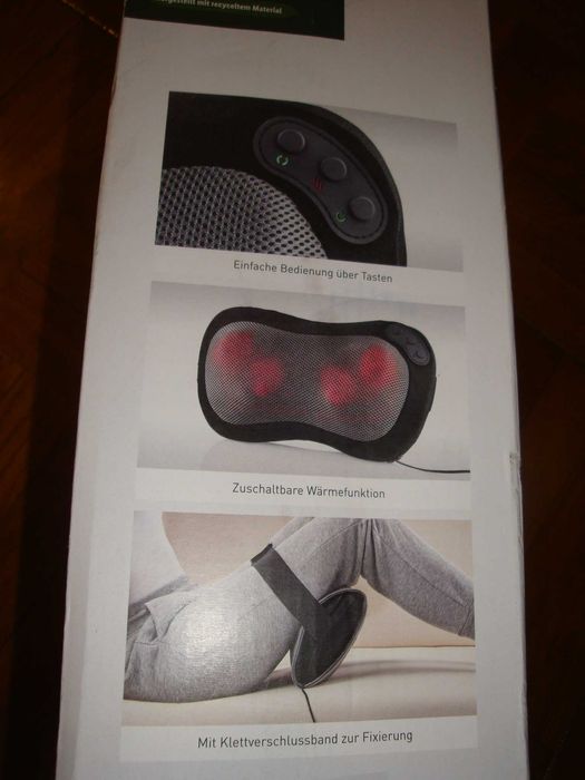 Массажная подушка электр.SILVERCREST-Германия( шея / спина / ноги )