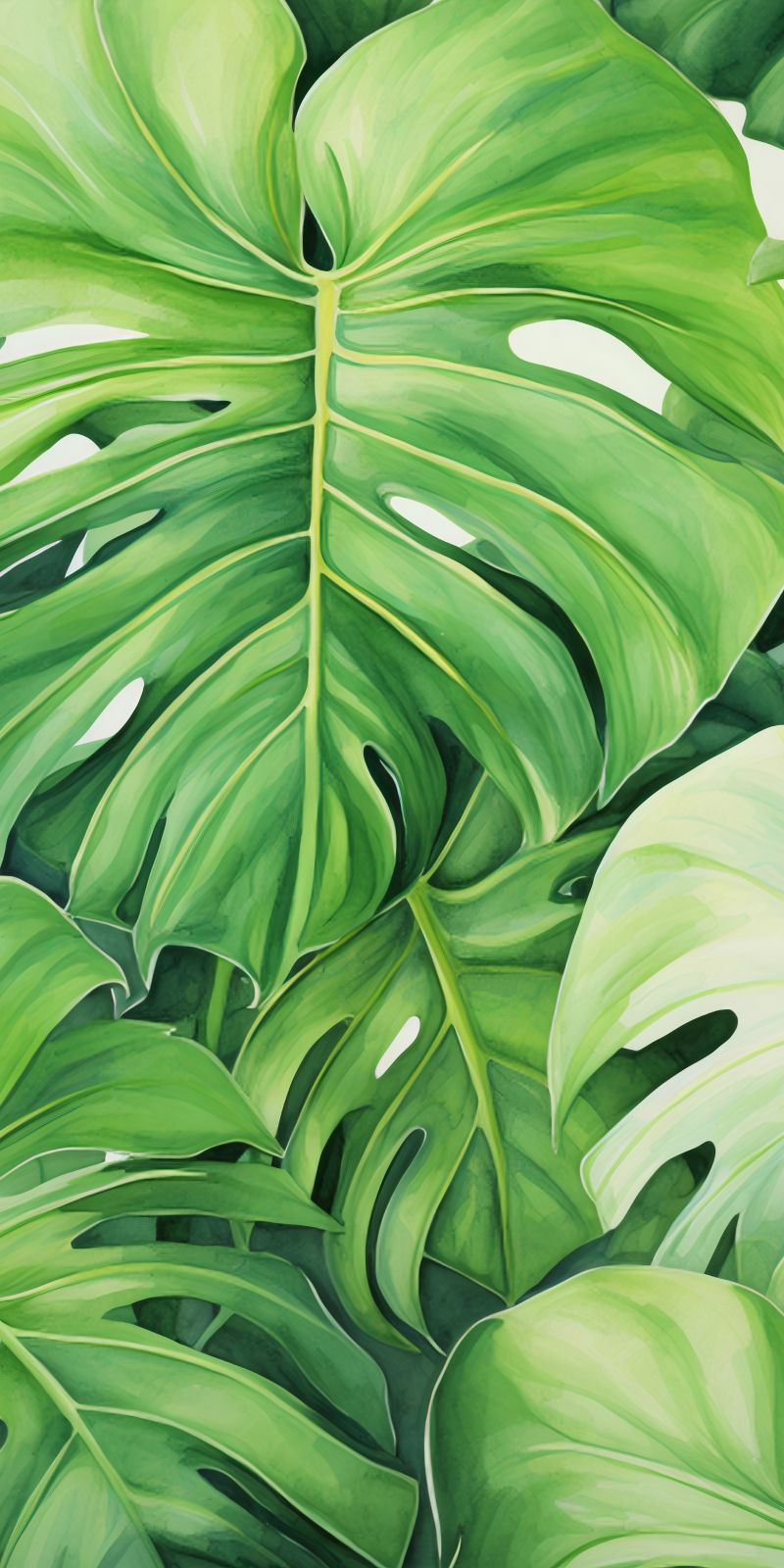 Plakat 50x100cm Tajemnice Liści