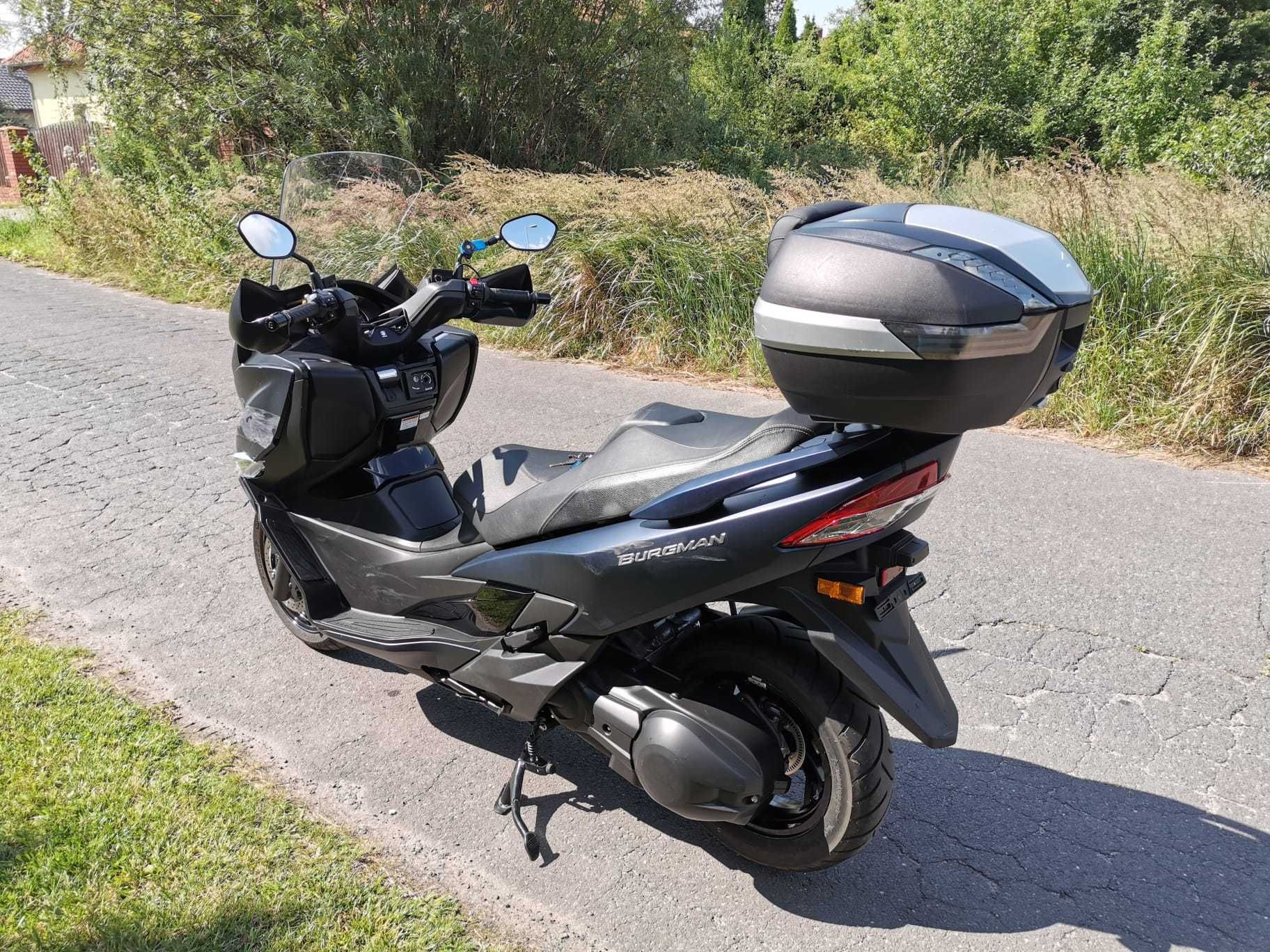 Suzuki Burgman 400 grzane manetki, sportowy wydech MIVV, tylko 5tys km