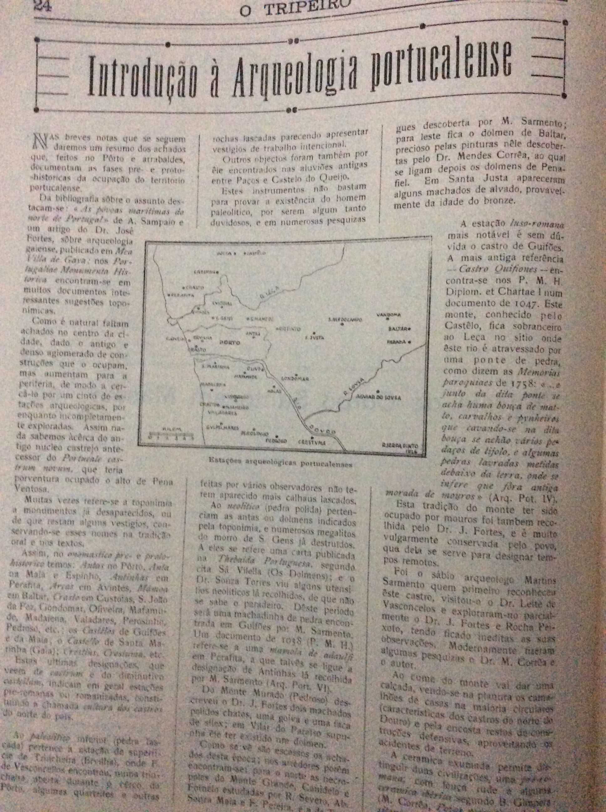 Um pouco da história do Porto e arredores. O Tripeiro, 1927