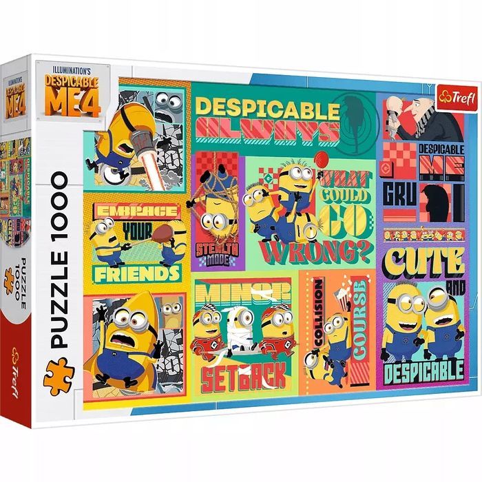 Puzzle 1000 Szalone przygody Minionków TREFL