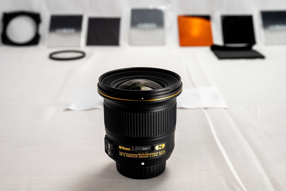 Obiektyw Nikon Af-S 20mm f/1,8 G + zest. filtrów ND Okazja!