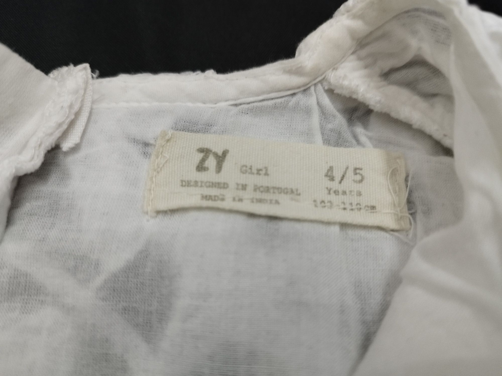 Vestido pérola 4/5 anos
