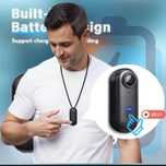 Czarna Mini kamera sportowa z WiFi, Full 4K uchwyt magnetyczny klips s