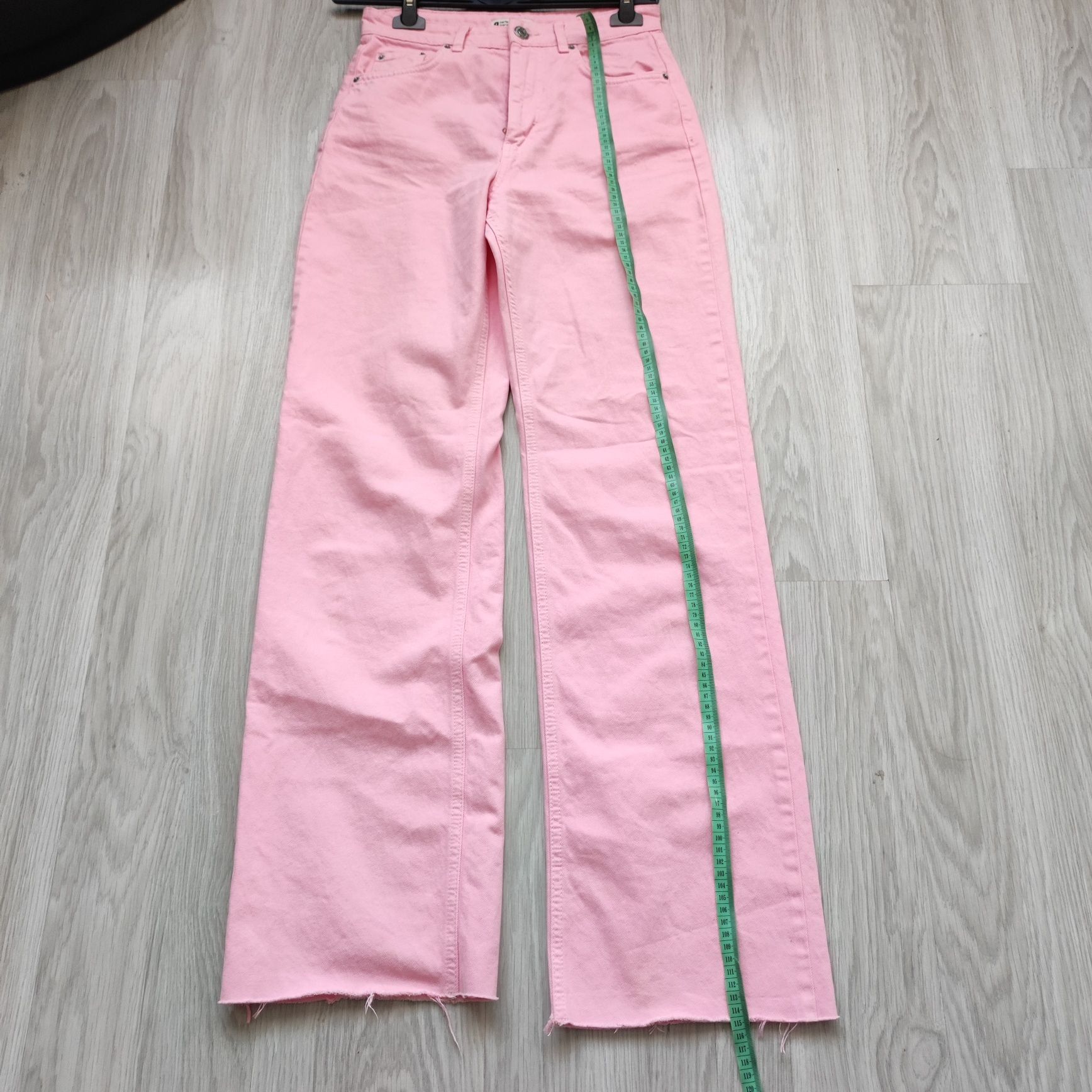 Jeans spodnie różowe