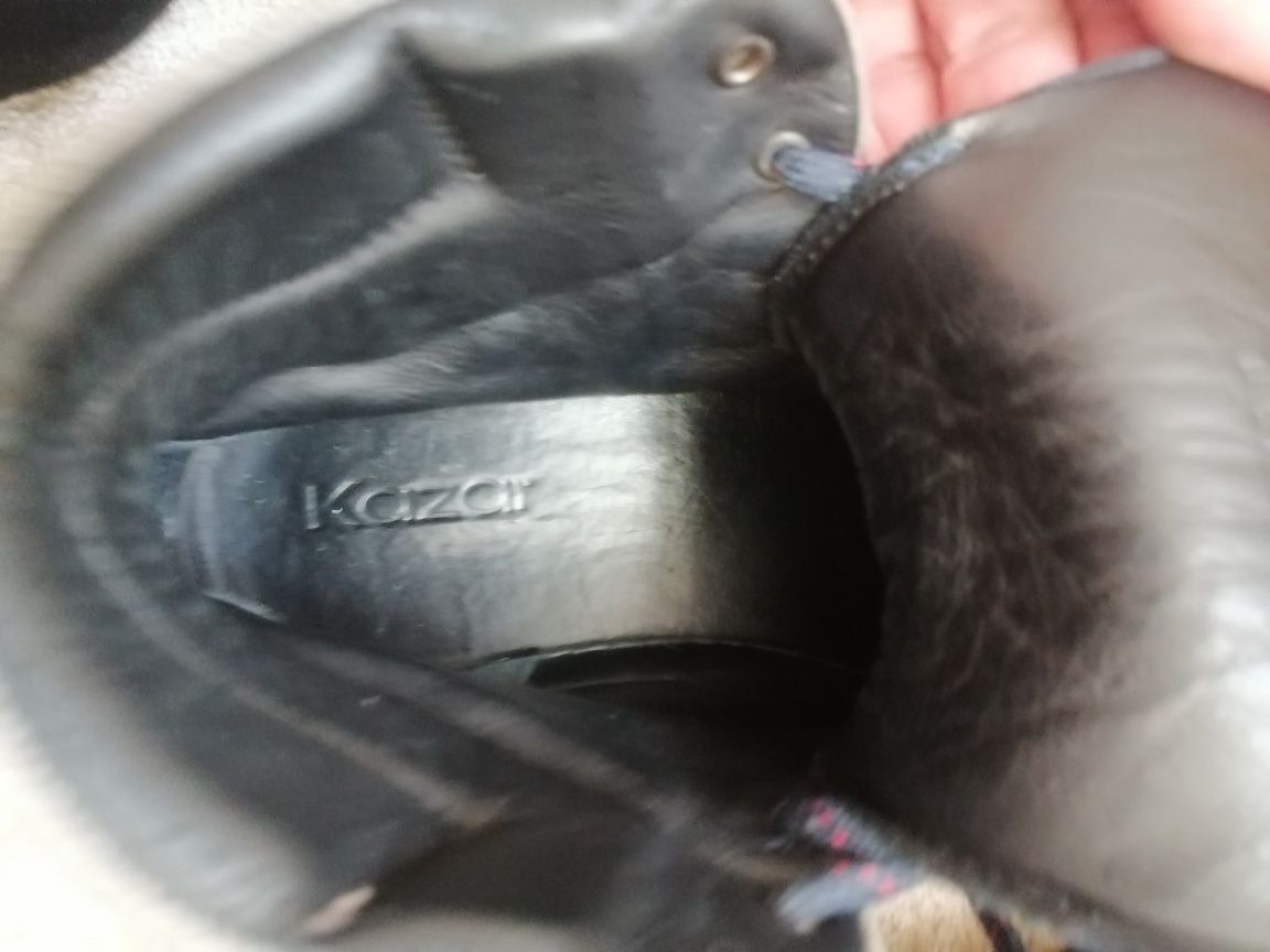 Buty skórzane męskie Kazar w rozmiarze 41