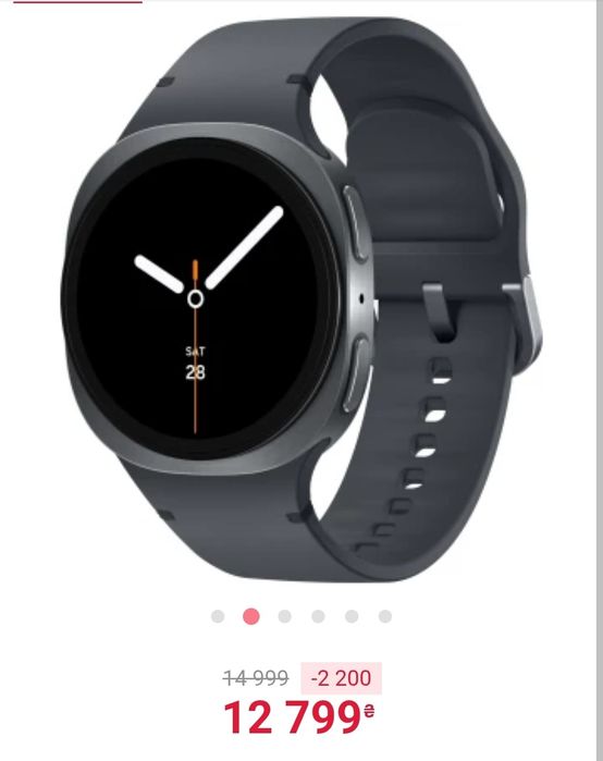 Часы Samsung Watch8 40mm SM-L320NDAASEK Gray (Серый)