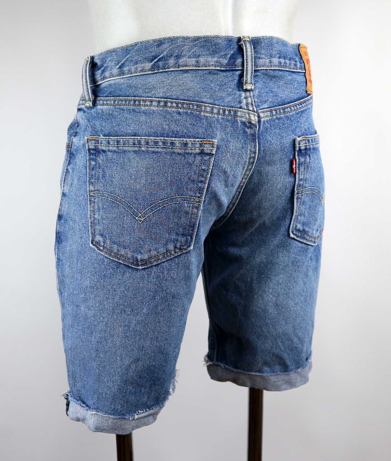 Levis 511 spodenki jeansowe szorty W33 pas 2 x 44 cm