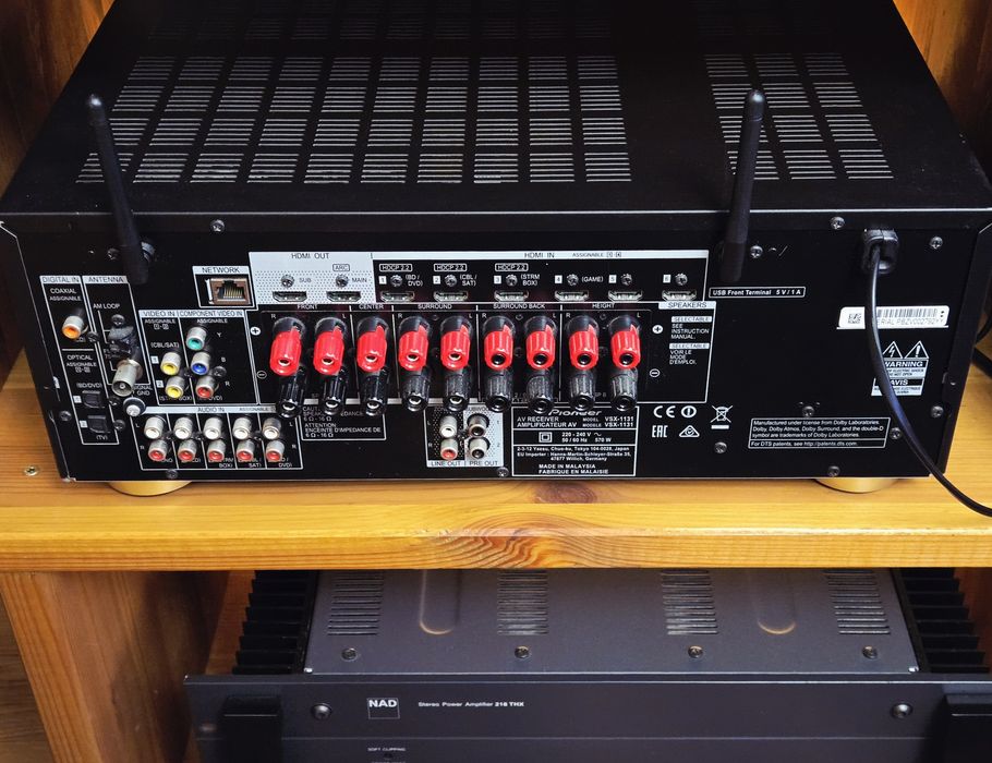 Pioneer Dolby Atmos DTS X 4k HDMI receiver cinema amplificador HI-FI