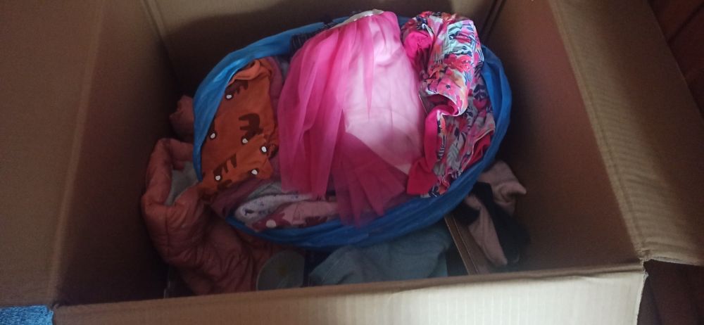 Mega paka ubrań dla dziewczynki od 56 do 74