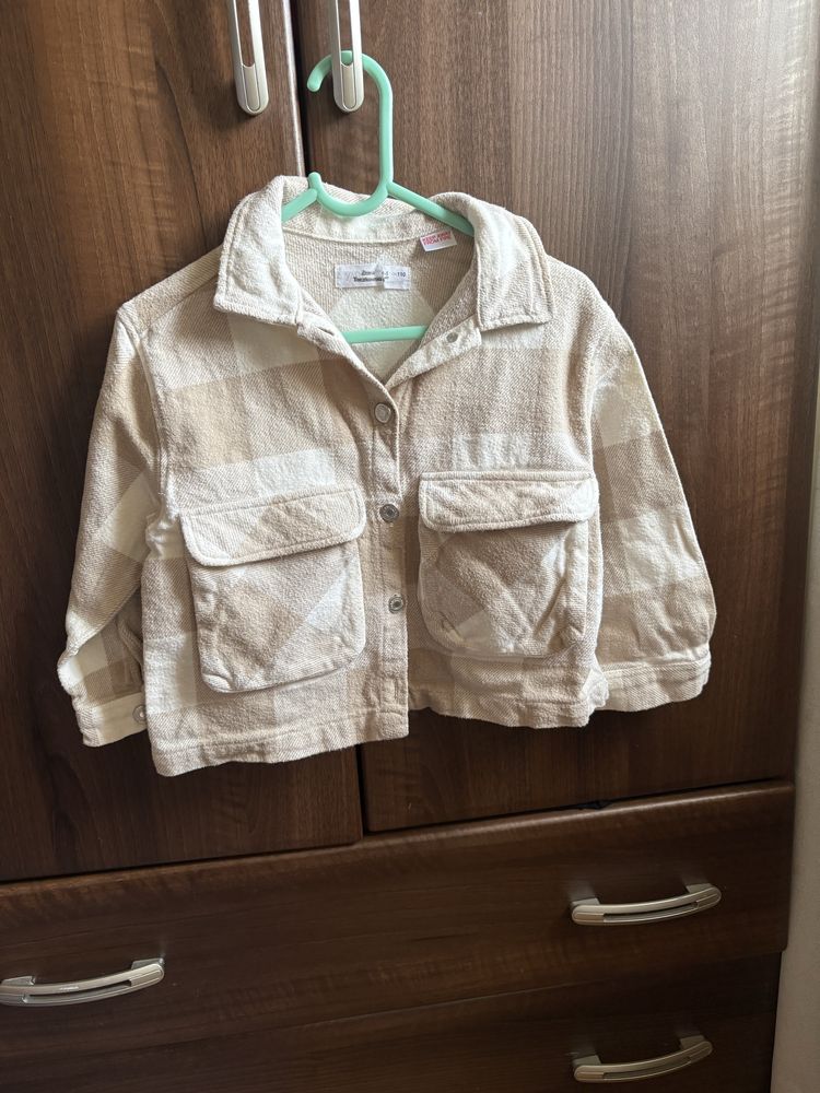Kurtka w krate Zara rozmiar 110