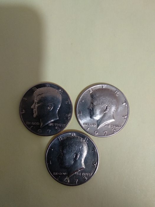Moedas de meio Dólar 1973 dos EUA