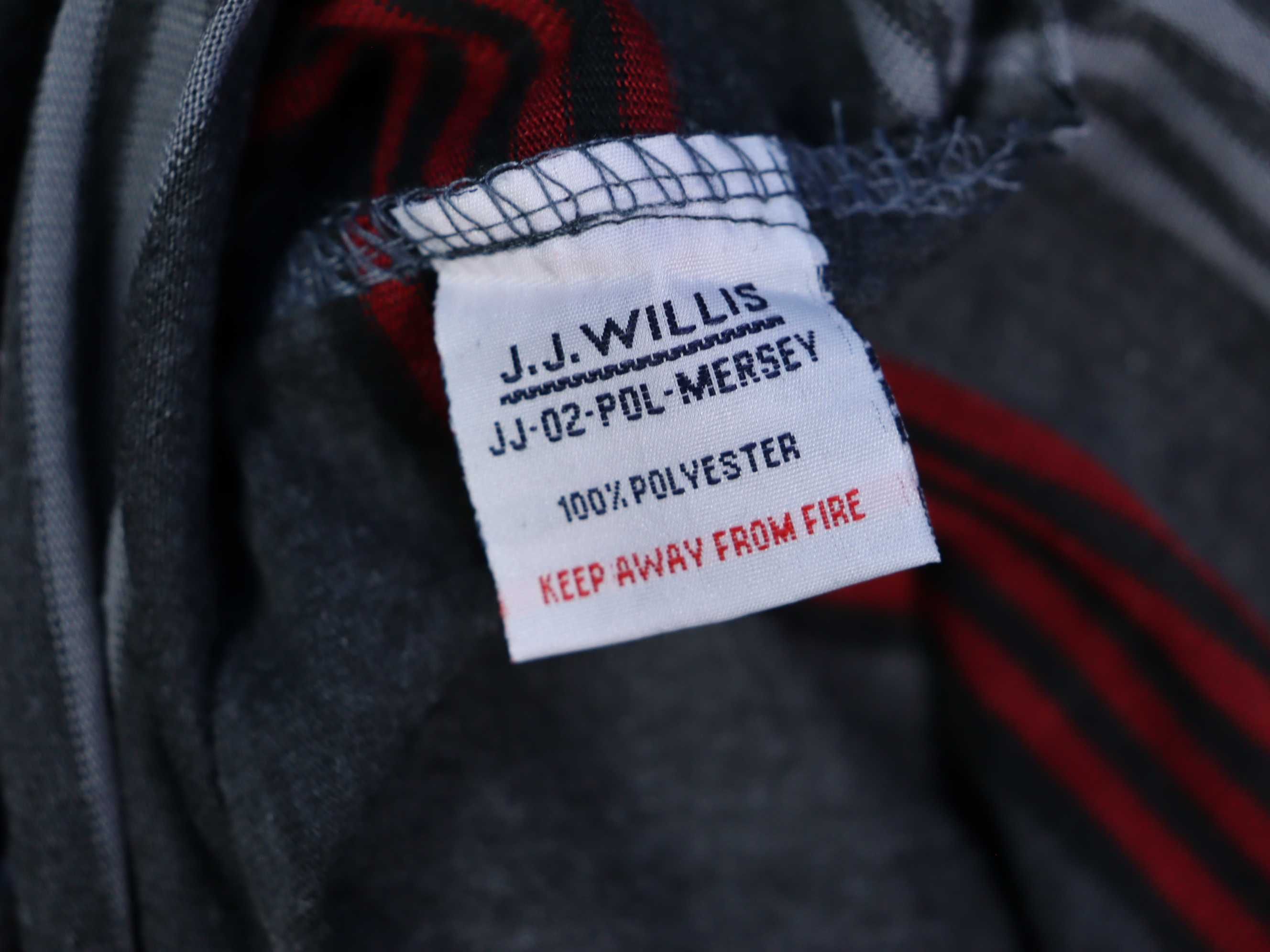 J.J. Willis nowa koszulka polo męska w stylu retro w paski t-shirt M
