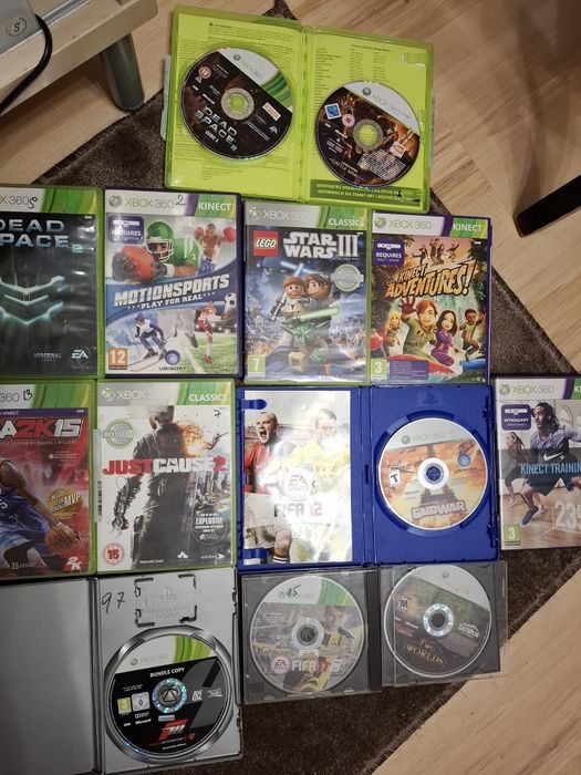 Płyty-gry na xbox 360 sprzedam