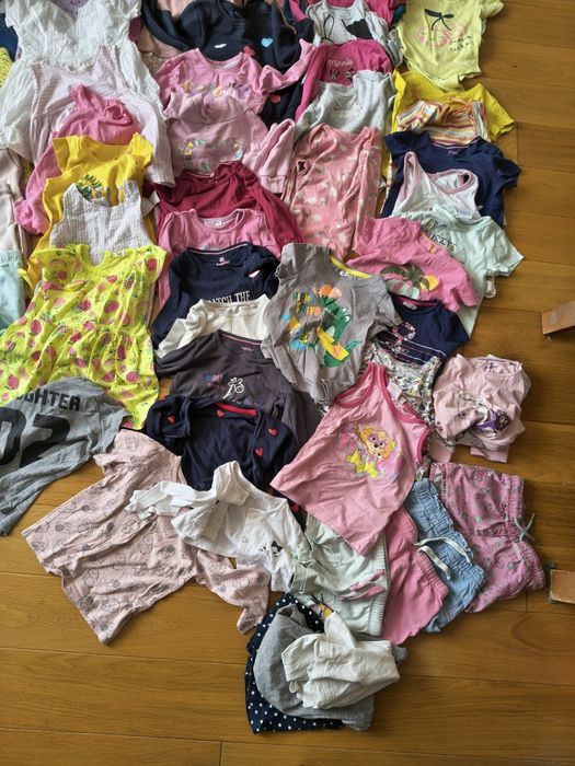 Paka ubranek dla dziewczynki rozmiar 86