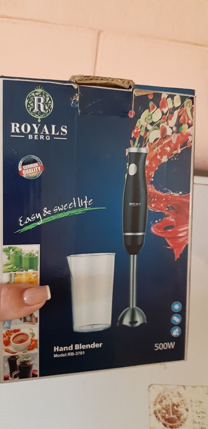 Блендер Royals,Braun,Domotek 500W.Новий