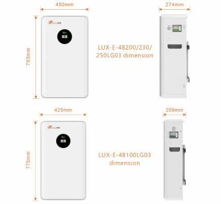 Magazyn Energii Felicity LUX-E-48200LG03 10,5kWh 205Ah 51.2V LiFePO4