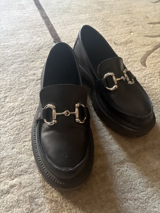 шкіряні лофери туфлі натуральна шкіра