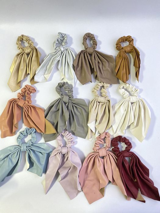 Резинка твилли, платком тканевая кожа Луи  бант