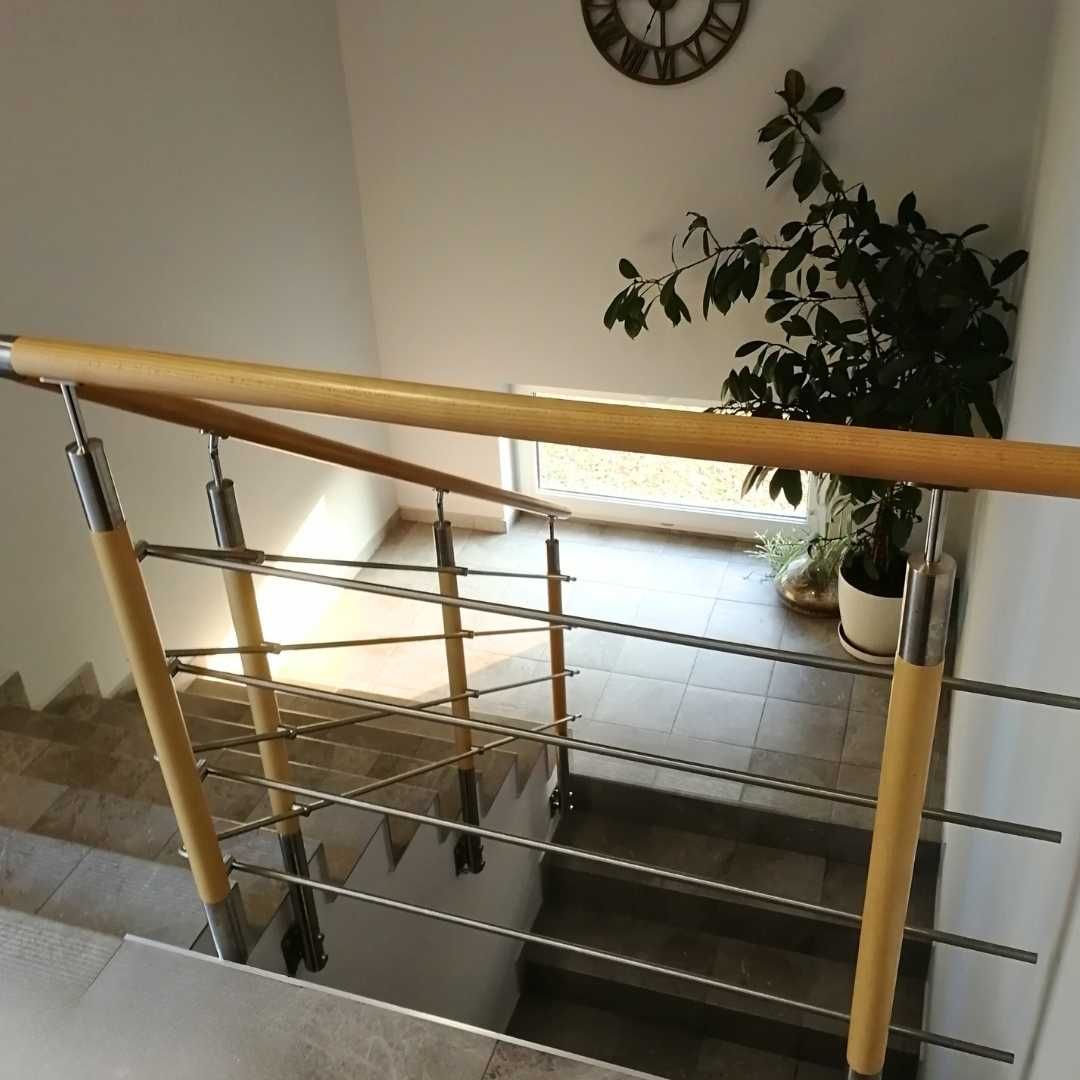 BALUSTRADA Systemowa Drewniano-Stalowa
