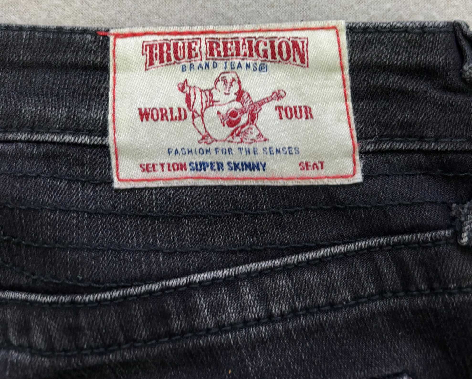 Spodnie jeansowe True Religion Super Skinny roz. 29
