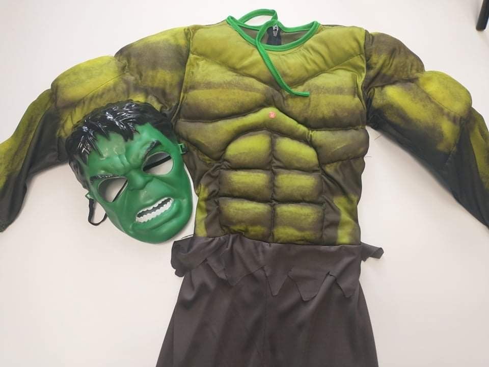 Strój kostium karnawałowy dla silnego Hulka