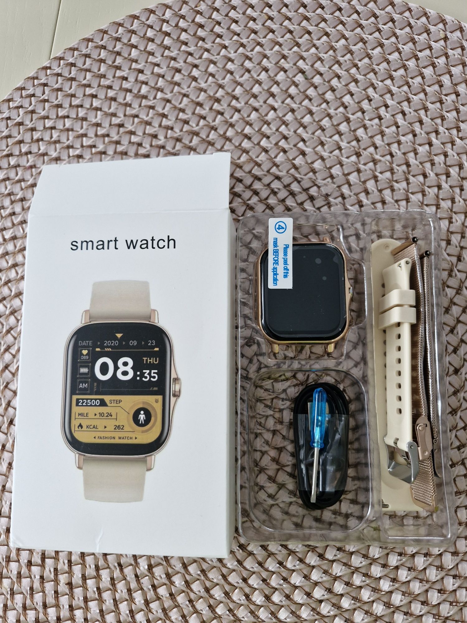 Nowy zegarek smart watch 2 bransoletki