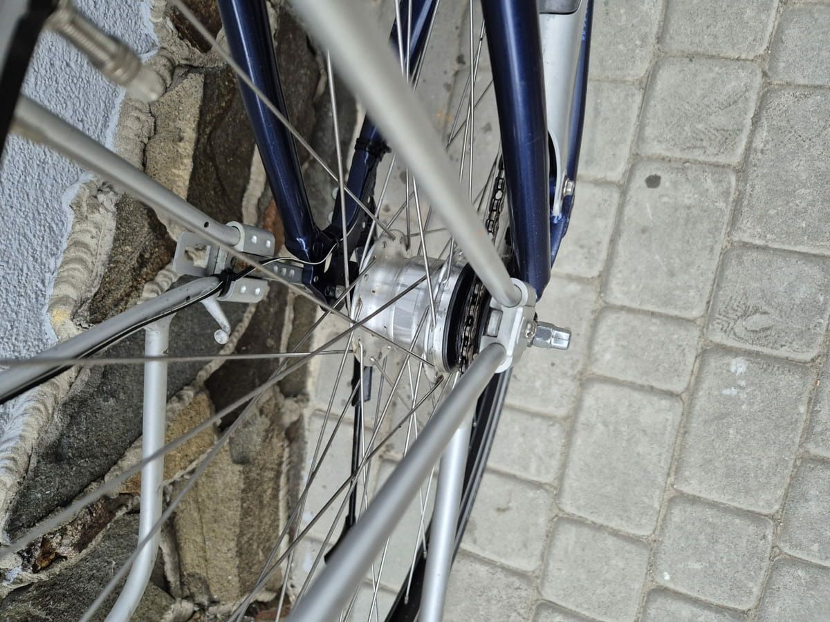 Електровелосипед дамка бу з Європи Raleigh 28 A11