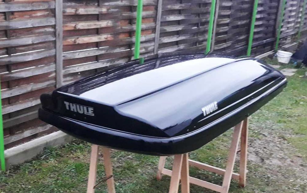 Bagażnik box dachowy 230x85x37 550 L Thule boks dach narty spirit