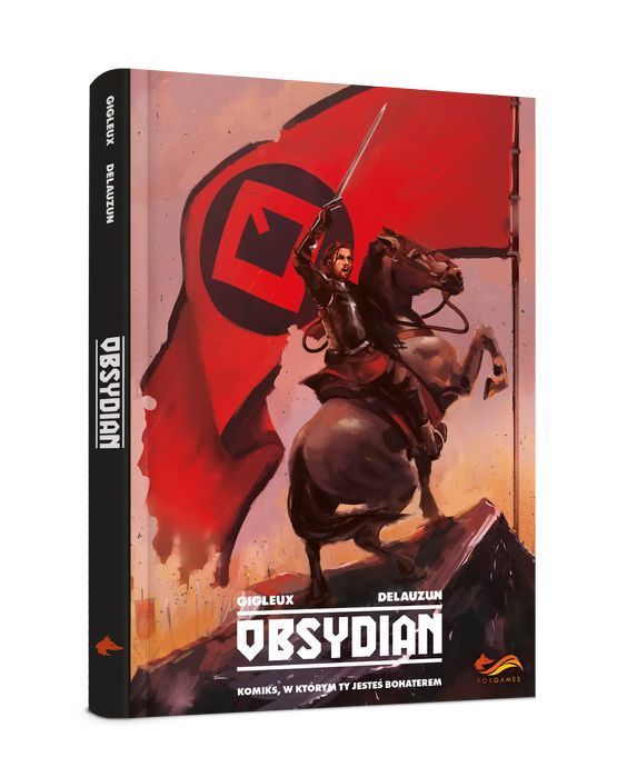 Komiks paragrafowy. Obsydian. FoxGames / GW Foksal. Nowy Produkt