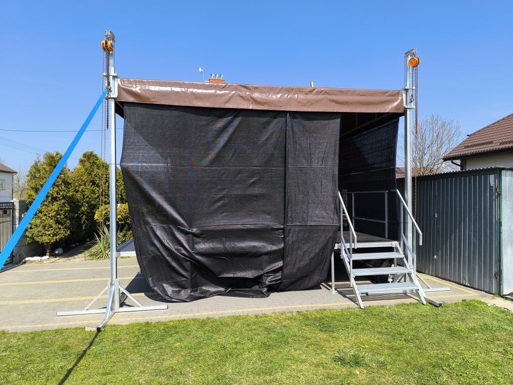 Scena mobilna 7,5/5m kompletna