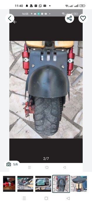 Skate elétrico super potente vel. maxima 80kms hora!