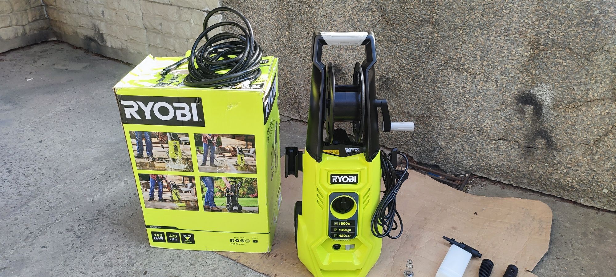 RYOBI мийка високого тиску ОРИГІНАЛ з Англії