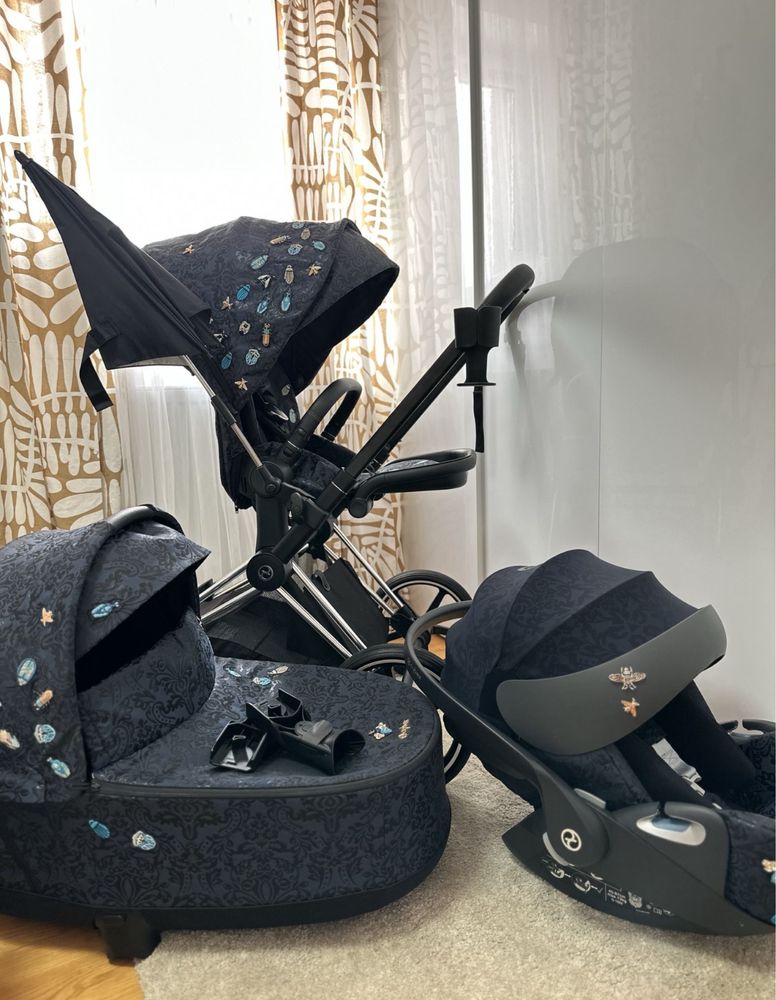 Wozek 3w1 Cybex Priam 4.0 jewels of nature piekny gwaeancja